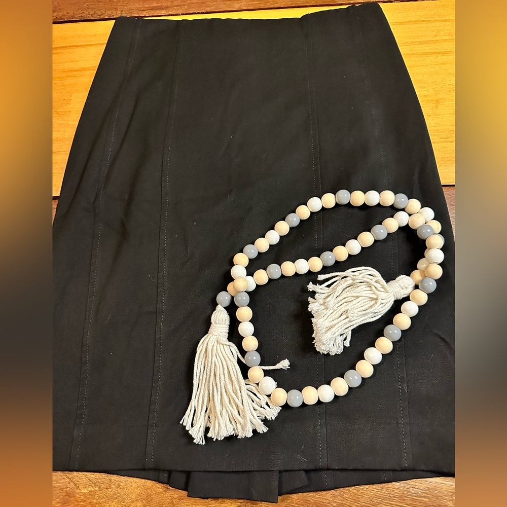 Women’s Size 4 Black Pencil Skirt with Back Pleat from Express